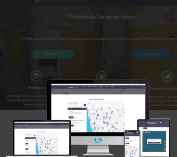 Imagem do site da divercol